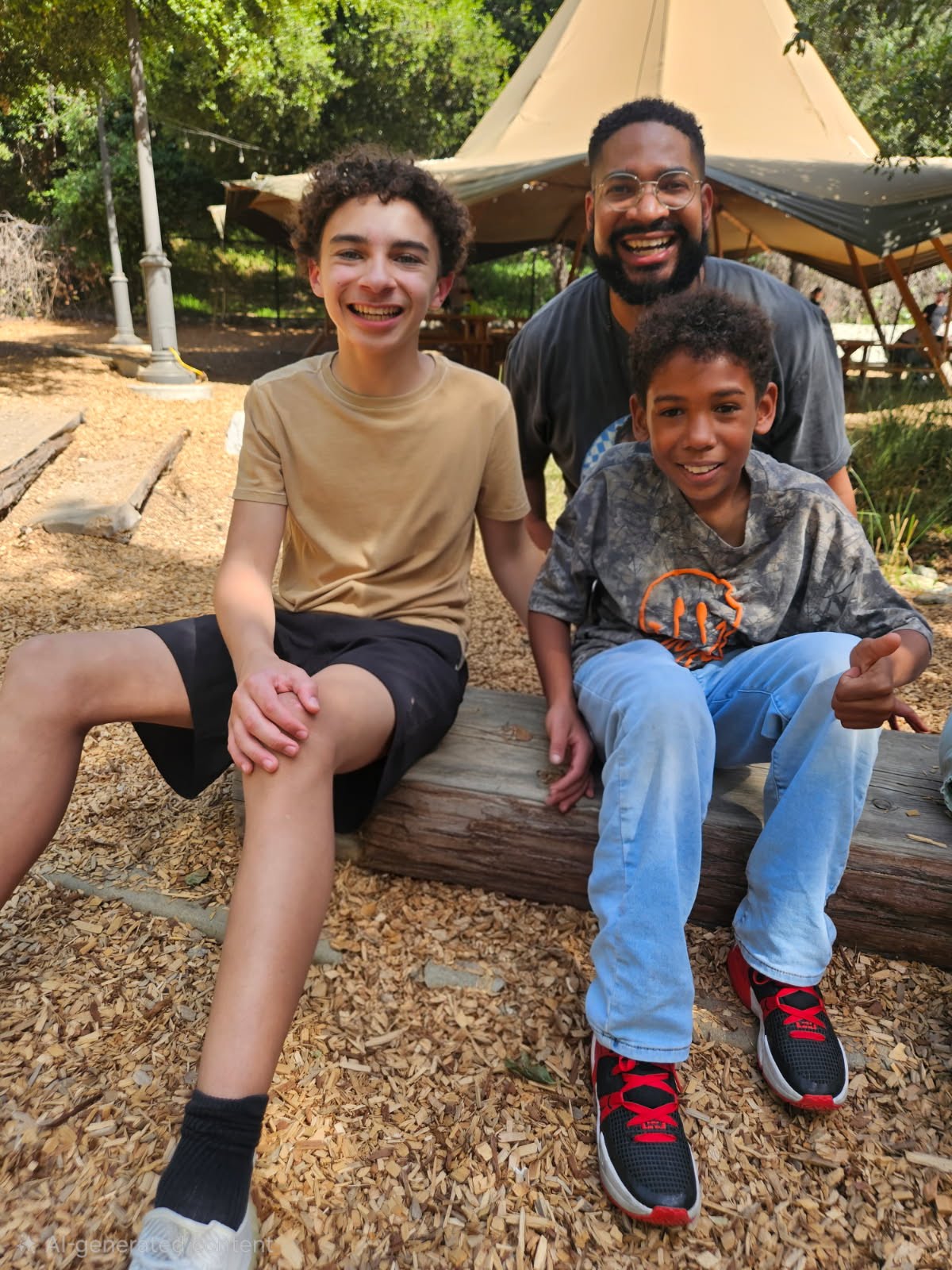 Founder of Young Entrepreneurs Lab with his nephews